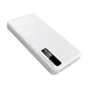 Contoh Gratis Power Bank 5V3A Pengisi Daya Cepat Baterai Portabel Power Bank 20000Mah Pengisi Daya Portabel Logo Kustom Powerbank 10000