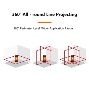 Laisai High-Precision 12-Line Infrared Red Laser <b>Level</b> 1MM Accuracy Strong Light Automatic Water Levelling Rotary Laser <b>Levels</b> - Product Image 4