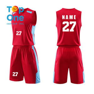 TopOne personalizable de talla grande para niños y jóvenes, camiseta para niños, pantalones cortos, Jersey, conjuntos de uniformes de equipo de baloncesto - Product Image 1