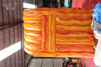 WINSUN Toboggan gonflable sur le thème de la lave personnalisé de 15 pieds Toboggan aquatique commercial Location d'équipements de plein air