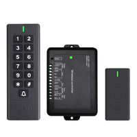 Kit d'accès sans fil Secukey pour porte simple, contrôle d'accès incluant un clavier sans fil, une alimentation CC et une sortie sans fil