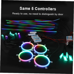 LED Kit for Car with Ambient Atmosphere Auto Lighting 6/10/18/22 <strong>KingAuto</strong> 12V 18W RGB Dynamic Symphony Trunk Light - Product Image 2