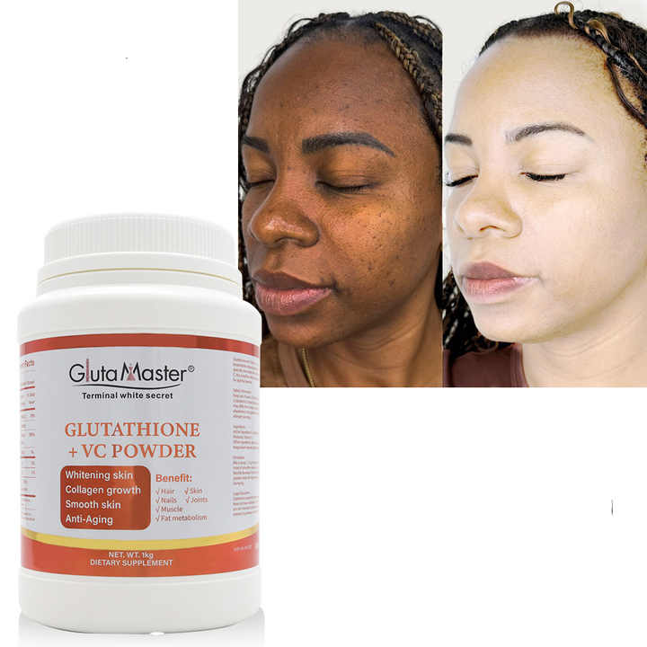 whey protein and glutathione Gluta Master Vitamine C 1kg Mass Powder Smooth Skin Whitening Isolate Protein Powder Supplement S-Acetyl Glutathione with NAC Magnesium Deficiency Treatment Weight:200g