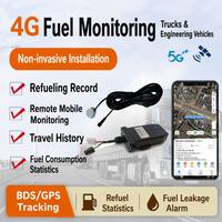 Traceur GPS 4G à ultrasons pour le suivi du carburant, localisateur antivol de carburant pour camion étanche IP68
