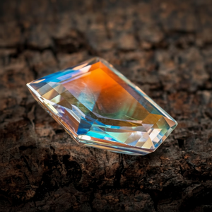 Piedra preciosa de piedra lunar arcoíris en forma de fantasía Piedra preciosa lunar de fuego múltiple genuina Más elección múltiple Tamaño Wholsaler Precio Piedra preciosa - Product Image 1