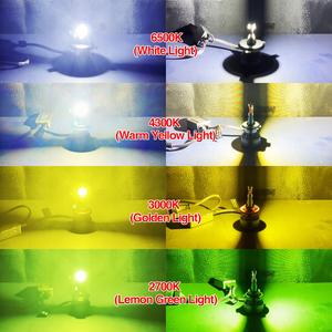 Kit de Faros Delanteros para Coche 2025 de Alta Gama H7 H11 9005 140W 140000LM Sin Errores Luz Alta y Baja, Bombillas LED para Faros 9007 H4 H13 - Product Image 5