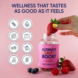 Gomitas de Vitaminas para el Cabello de Marca Privada OEM/ODM, Gomitas Veganas de Colágeno con Biotina y Vitaminas para el Cabello, la Piel y las Uñas - Product Image 4