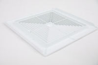 Grilles d'aération en aluminium HSW, grille de ventilation moderne pour climatisation, registre de ventilation HVAC, diffuseur de plafond réglable, durable, carré 1