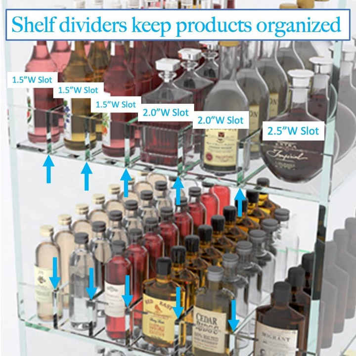 OEM&ODM Factory Custom Clear Acrylic Liquor Store Display Cabinet ...