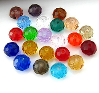 Perles en cristal facettées en vrac pour la fabrication de bijoux, vente en gros, Pujiang, 6x4mm, 8x6mm