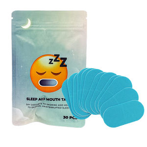 Custom Package Anti Snoring Sleep <b>Strips</b> Oval Shape Comfortable Sleeping Mouth Tape Reduces Mouth Breathing and Snoring - Product Image 1