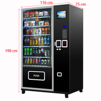 Máquina Expendedora Automática de Alta Calidad Lista para Usar, Función SDK, Pantalla LCD de 4.3 Pulgadas, 1 Año de Garantía, para Pan y Aperitivos