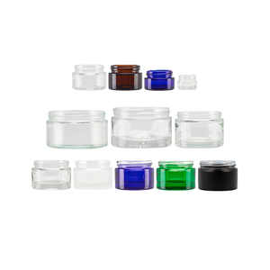 <span class=keywords><strong>4</strong></span> oz Kleine Glasbehälter mit Plastikdeckeln Grüne/Schwarze Innenfutter Mini-Reise-Probenbehälter für Gesichtscreme & Kosmetik - Product Image 5