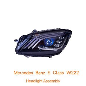 Faro Delantero LED con Ajuste Eléctrico Manual, Iluminación Automática de 12V para Mercedes Benz Clase S W222 2014-2017, Conjunto de Faros - Product Image 5