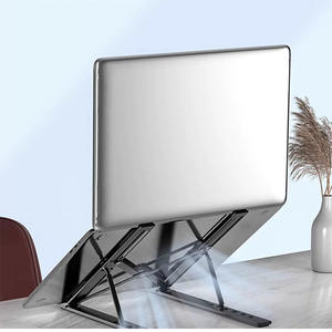 Compatible avec MacBook pour une utilisation de bureau Support d'<span class=keywords><strong>ordinateur</strong></span> <span class=keywords><strong>portable</strong></span> en aluminium pliable à 7 niveaux Support métallique <span class=keywords><strong>portable</strong></span> 18 pouces - Product Image 6