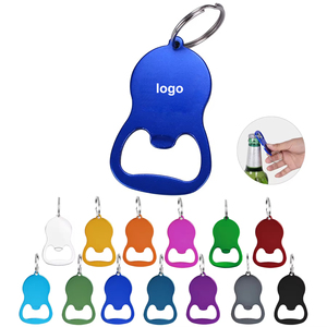 Décapsuleur de bouteille en acier inoxydable avec logo personnalisé, porte-clés tendance en alliage d'aluminium, décapsuleur de bière, impression UV, porte-clés pas cher, décapsuleurs à vin - Product Image 2