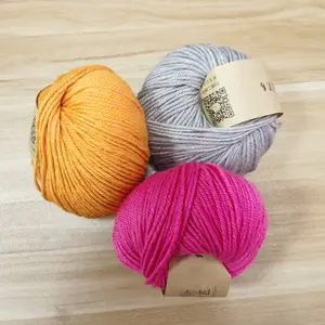 Yarn Craftsman Retail 6.8NM/4ply 100% Australia merino wool 50g ball twisted yarn for handknitting
