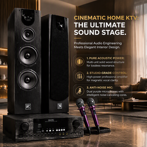 OKON OK-2850 High End Tower <b>Speaker</b> Home System Professional KTV Dual 8-inch Wooden Subwoofer Stereo OK-2850 Surround Sound Deli - Product Image 2