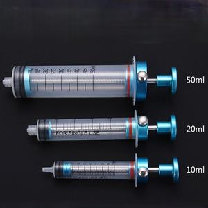 حقنة شفط دهون يدوية عالية الجودة بسعة 10 مل، 20 مل، 50 مل مع جهاز شفط الدهون مصنوعة من الفولاذ والبلاستيك والتيتانيوم - Product Image 2