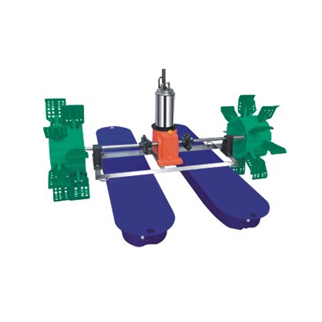 Taizhou Factory Solar Power Paddle Wheel Aerator with Oxygen Increasing for Shrimp Farming Pond