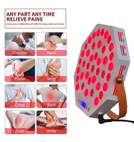 Panneau de luminothérapie rouge 60W 660nm 850nm Luminothérapie LED infrarouge proche avec support pour le visage et le corps