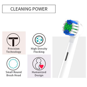 Precio más vendido Cuidado de la salud bucal 4 piezas Cabezales de <span class=keywords><strong>cepillo</strong></span> de dientes eléctrico reemplazables para <span class=keywords><strong>cepillo</strong></span> eléctrico <span class=keywords><strong>Oral</strong></span> <span class=keywords><strong>B</strong></span> - Product Image 4