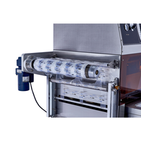 Machine d'emballage sous atmosphère modifiée MAP pour la viande, le poulet, la mise sous vide des aliments et la scellage des barquettes à l'azote