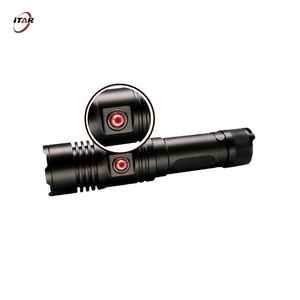 Odm linteras lanternes 1300M longue portée étroite lep rechargeable <span class=keywords><strong>El</strong></span> Feneri petite lampe de poche Laser blanche lampe torche Flash - Product Image 6