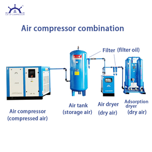 Nhà Máy Tùy Chỉnh Kết Hợp Gói Công Nghiệp Vít Máy Nén Khí Không Khí Lưu Trữ Không Khí Tank Máy Sấy Không Khí Phù Hợp Với - Product Image 2