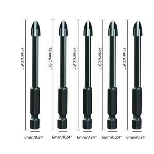 Outil de perçage universel efficace, embout de foret multifonctionnel en alliage croisé, outils utilitaires haute performance pour le travail du bois - Product Image 1