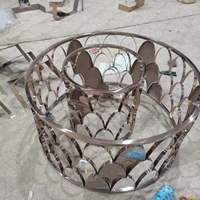 Base de table basse en laiton chromé de luxe, pieds de canapé en métal, cadre de meubles en métal doré pour meubles