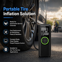 New 20-Cylinder Smart Wireless Tire Inflator Portable Electric Air Pump Digital Display Auto Stop Air Compressor for Car