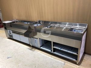 Mesa de Bar de Acero Inoxidable con Capacidad Personalizable, Calefacción y Alimentación Eléctrica CA 120V/220V - Product Image 3