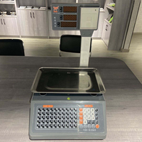 Balance électronique d'impression LCD/LED KF-P3, balance numérique avec précision de 5g, étiquette/autocollant personnalisé OEM ODM pris en charge