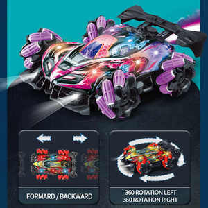 Auto Telecomandata 2.4G con Sensore di Gesti, 4WD ad Alta Velocità, Drift e Acrobazie, Fuoristrada Trasformabile, Giocattolo per Bambini e Ragazzi - Product Image 2