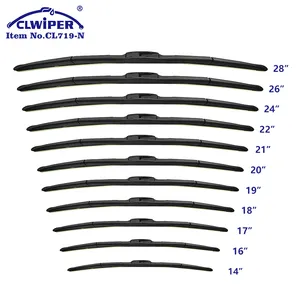 CLWIPER Car Wiper Blade High Quality Hybrid Wiper Blade Universal Wiper Size 16''-18''