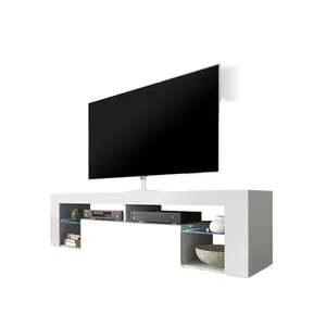新款木制 LED 电视支架设计电视柜