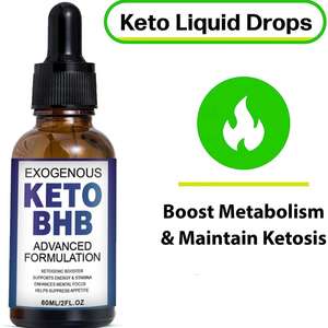 OEM Private Label Keto gocce con BHB chetoni esogeni per Keto dimagrante integratore dietetico chetogenico potenziato bruciagrassi - Product Image 4