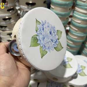 Tambourin de fête de 6 pouces, personnalisable, pour mariage, <span class=keywords><strong>festival</strong></span>, vente en gros, avec design personnalisé par le client - Product Image 2