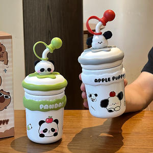 Bouteille Thermos Kapibala Panda avec paille pour bébés et enfants de 2 à 4 ans – Portable – Été 2025 - Product Image 3