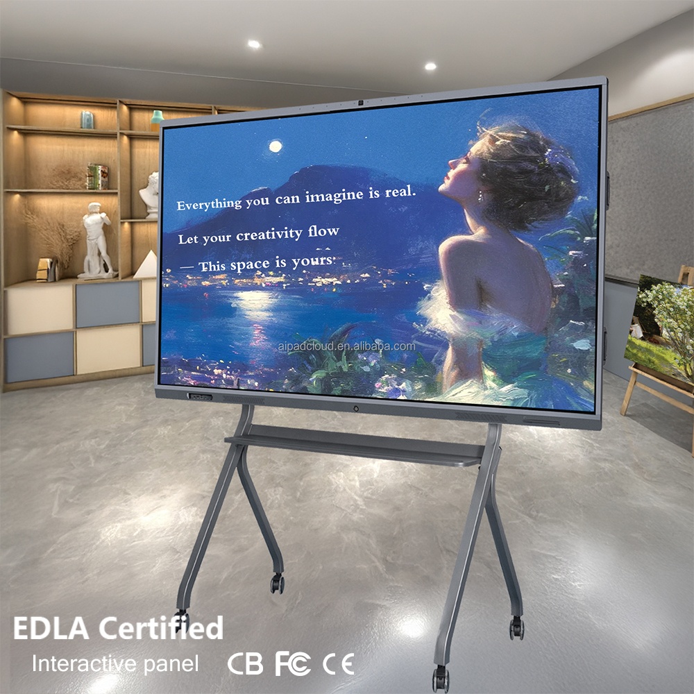 # Трендовый 4K Интерактивная плата Bluetooth 128 256GB Android 20/40 точек динамик 65 75 86 Ai умный сенсорный экран для обучения