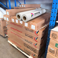 Rouleau de vinyle auto-adhésif PVC imperméable blanc/gris, opaque, imprimable, monomère, pour signalétique publicitaire éco-solvant, OEM