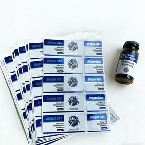 Impresión de Logotipo Personalizado, Etiquetas Holográficas Impermeables para Viales de 10 ml, Etiquetas para Viales de 3 ml, Etiquetas Adhesivas Holográficas para Péptidos - Product Image 4