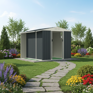 <span class=keywords><strong>Abri</strong></span> de rangement pour <span class=keywords><strong>vélos</strong></span> EG0806, <span class=keywords><strong>abri</strong></span> de jardin en métal, <span class=keywords><strong>abri</strong></span> de vélo extérieur en métal - Product Image 6