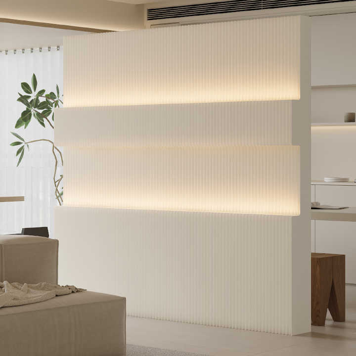 Accordion Kraft Paper Modular Room Divider Space Partition