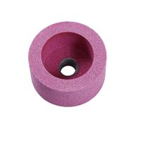 Meule en céramique à coupe droite, liant vitrifié, construction durable, grain abrasif fin, outil pour surfaces métalliques, tranchant