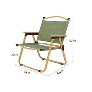 Wholesale Kermit Chair Custom Outdoor <b>Folding</b> Steel <b>Stool</b> for Camping Picnics Fishing Parks Portable Iron Bench for Traveling - Product Image 4