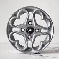 Xinlin 15X6J Exclusif pour Femmes/Cadeau de la Saint-Valentin 4x1143 Jantes de Voiture 15 Pouces 4 Trous pour Binguo Yep Mart Sylphy