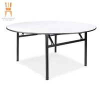 Table Ronde Pliante Personnalisable pour Événements, Hôtels et Banquets – Prix Abordable