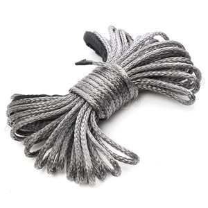 Câble de treuil synthétique de 15 m, 7700 lb, avec gaine, pour ATV, UTV, capstan, gris, pour remorquage, lavage de voiture, entretien automobile - Product Image 6